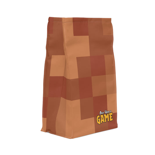 Blocky Logo Lunch Bag - Lava