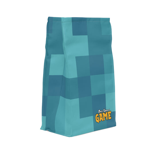 Blocky Logo Lunch Bag - Sky Blue