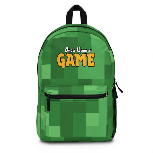 Blocky Logo Backpack - Lime